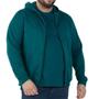 Imagem de Jaqueta Masculina Moletom Flanelado  Plus Size com Capuz- Malwee