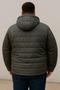 Imagem de Jaqueta Masculina Plus Size Com Capuz Removível 0383