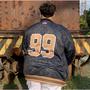 Imagem de Jaqueta Masculina Plus Size Estampada Bomber Basquete Brooklyn 99