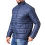 Imagem de Jaqueta Masculina Puffer Nylon com Ziper Azul Marinho