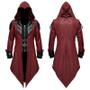 Imagem de Jaqueta Medieval com Capuz para Cosplay de Assassino - 2 Cores - Estilo Edward Creed