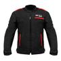 Imagem de Jaqueta Motoqueiro Masculina Essence GP Tech Preto com Cinza ou Vermelho