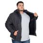 Imagem de Jaqueta Nylon Plus Size Bobojaco Peluciada Masculina Bolsos