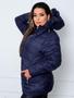 Imagem de Jaqueta ParKa Feminina Dupla Face Nylon/Peluciada Azul