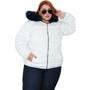 Imagem de Jaqueta Plus Size 2 Em 1 Casaco Dupla Face Blusa Frio Nylon Teddy C/ Capuz 