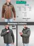 Imagem de Jaqueta Plus Size Dupla Face Masculina Zayn Blusa Bobojaco Frio Casaco