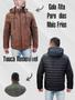 Imagem de Jaqueta Plus Size Dupla Face Masculina Zayn Blusa Bobojaco Frio Casaco