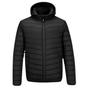 Imagem de Jaqueta Puffer Bobojaco Masculina Casaco Corta Vento Acolchoada Impermeável Bolsos Capuz Removível