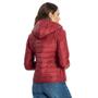 Imagem de Jaqueta Puffer Fem Rovitex Endless Capuz Matelassê Vermelho Merlot E14628-1777