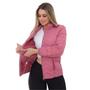 Imagem de Jaqueta Puffer Feminino Casaco Gominhos Moda Inverno Com Capuz Super Comfort Estilo Tendência Fashion Luxo