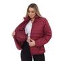 Imagem de Jaqueta Puffer Feminino Casaco Gominhos Moda Inverno Com Capuz Super Comfort Estilo Tendência Fashion Luxo