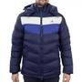 Imagem de Jaqueta Puffer Masculina Azul Bosn Capuz Removível Nicoboco