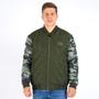 Imagem de Jaqueta Puffer Masculina Bolso Frontal Ultraleve Camuflada