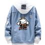 Imagem de Jaqueta SANMU Creative Design Cinnamoroll Harry Potter Denim