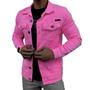 Imagem de Jaqueta Sarja Rosa Neon Masculina Premium Austin Club