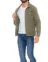 Imagem de Jaqueta Slim Masculina Verde Casaco Casual Rasgado Coat Wear