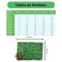 Imagem de Jardim Vertical Artificial Placa Buchinho 60x40cm C/1 Placa