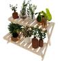 Imagem de Jardim vertical Duplo de madeira para vasos orquideas