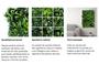 Imagem de Jardim vertical Luxo proteção UV aparência realista uso interno e externo alta qualidade 50X100cm