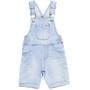 Imagem de Jardineira jeans infantil feminina mania kids ref: 1012  p/g