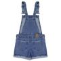 Imagem de Jardineira Juvenil Look Jeans Short Jeans