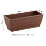 Imagem de Jardineira Rattan Mini (750Ml) Coffee Injeplastec