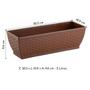 Imagem de Jardineira Rattan Pequena (2L) Coffee Injeplastec