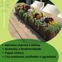 Imagem de Jardineira Vaso Cachepot de Madeira Pinus 75x17x15