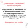 Imagem de Jarra 4 litros Graduada com Tampa Vermelha Grande para Receitas de Plástico Resistente Nitronplast