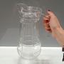 Imagem de Jarra Água Suco Tampa Acrilico Vidro 1,7l 26x10 Transparente