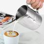 Imagem de Jarra Barista leite e café para espumar copo vaporizante Jarra de aço inoxidável
