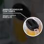 Imagem de Jarra De Plástico Retangular Com Tampa Design Moderno Compacto Geladeira 2,3l