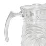 Imagem de Jarra de Vidro 1800ml Desenho Espiral com Tampa Acrilico