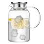 Imagem de Jarra de Vidro Borossilicato Resistente Com Tampa Inox 1,8l
