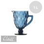Imagem de Jarra de Vidro Diamante Azul Class Home 1l