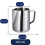Imagem de Jarra Inox Barista Pitcher Cremeira Latte Art Premium 600 ML