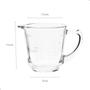 Imagem de Jarra Medidora De Vidro 500ml Com Alça