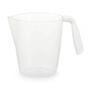 Imagem de Jarra Medidora Graduada 1L Receitas Cozinha Confeitaria Transparente Com Alça