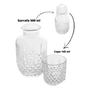 Imagem de Jarra Moringa 500ml Com Copo 145ml Vidro Diamante