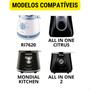 Imagem de Jarra Multiprocessador Philco All In One Citrus Walita RI7620 Mondial Kitchen Preto