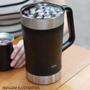 Imagem de Jarra Termica 1,9l Aco Inox com Tampa Preta Jug Mor Parede Dupla Copo Termico Gigante Caneca Cerveja Cafe