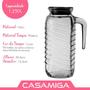 Imagem de Jarra Vidro Banding Com Tampa Água Suco Restaurante 1250Ml