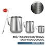 Imagem de Jarro De Espuma De Leite Em Aço Inoxidável 100ML 350ML 600ML Jarro De Espuma Para Máquina De Café