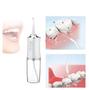 Imagem de Jato D Água Irrigador Limpador Bocal Dental Dentes Gengiva Oral Recarregável USB 220ml com 4 Bicos