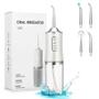 Imagem de Jato D Água Irrigador Limpador Bocal Dental Dentes Gengiva Oral Recarregável USB 220ml