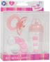 Imagem de JC Toys Pink Baby Doll Bottle, Rattle &amp Chupeta Set for Keeps Playtime!  Encaixa muitas bonecas até 15"  Acessórios da  Idades 2+