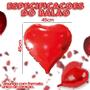 Imagem de JDK Kit Surpresa Romântica 200 Pétalas + 05 Balões + 10 Velas + Frase TE AMO de Presente Dia dos Namorados