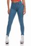 Imagem de Jeans Feminino Calça Skinny Média Clara Feminina Modelagem Perfeita Cos Alto Denim