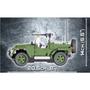 Imagem de Jeep Wrangler Militar - Blocos de Montar 250 Peças - 1/18 - Cobi