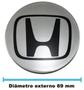 Imagem de Jg.4 Calotas Tampa Centro Roda Honda New Civic Crv Prata